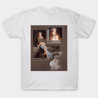 Diana aesthetics female beauty art artsy love romantic painting woman vintage retro T-Shirt